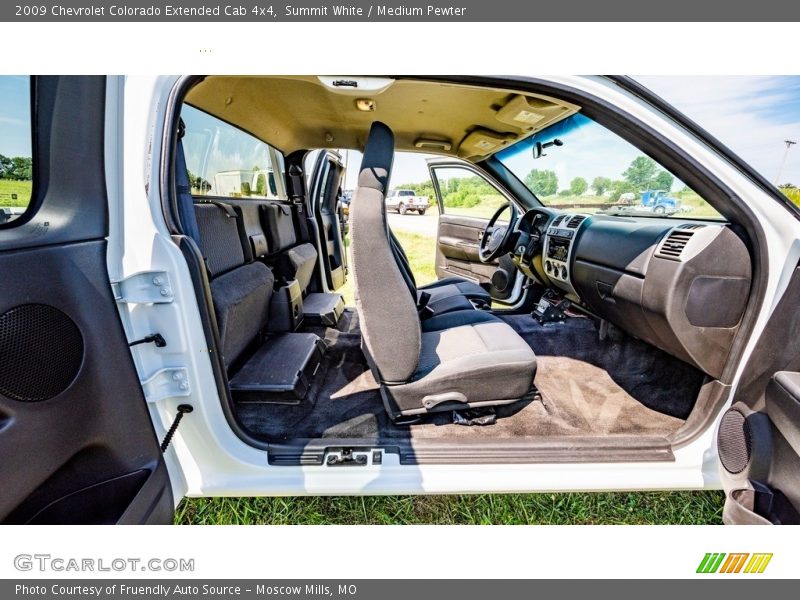 Summit White / Medium Pewter 2009 Chevrolet Colorado Extended Cab 4x4