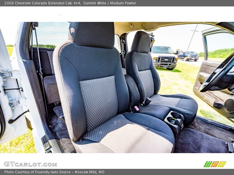 Summit White / Medium Pewter 2009 Chevrolet Colorado Extended Cab 4x4