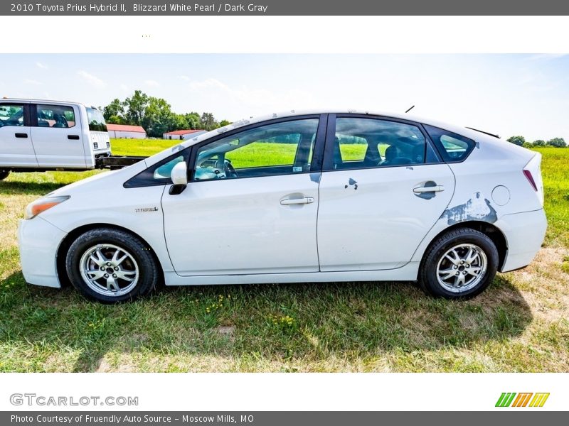 Blizzard White Pearl / Dark Gray 2010 Toyota Prius Hybrid II