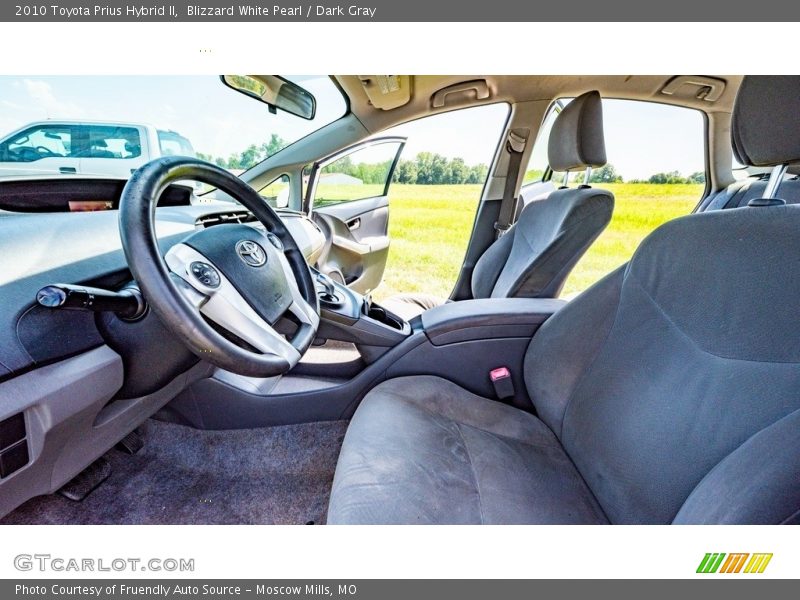 Blizzard White Pearl / Dark Gray 2010 Toyota Prius Hybrid II