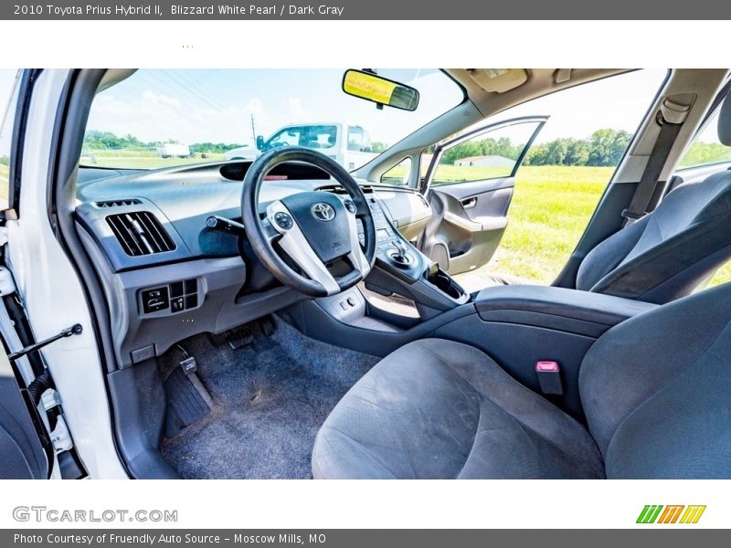 Blizzard White Pearl / Dark Gray 2010 Toyota Prius Hybrid II