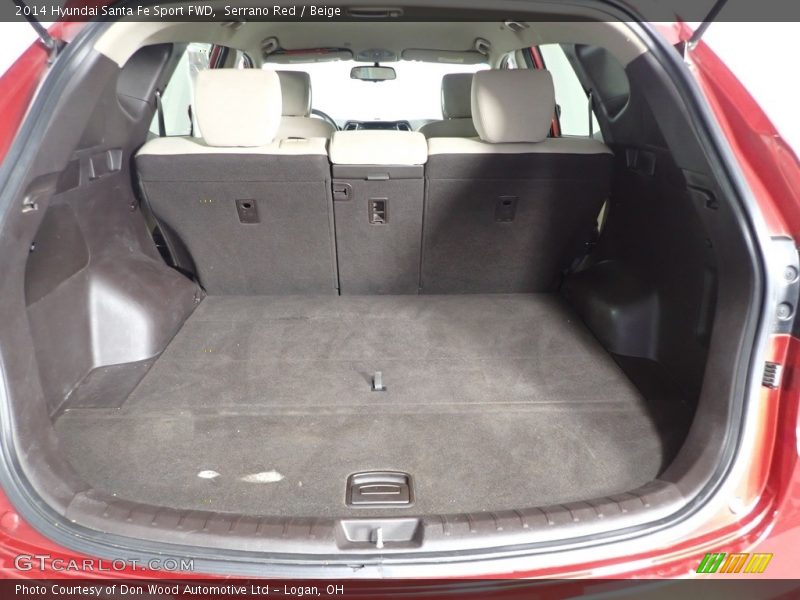 Serrano Red / Beige 2014 Hyundai Santa Fe Sport FWD