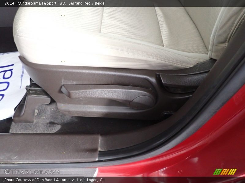 Serrano Red / Beige 2014 Hyundai Santa Fe Sport FWD