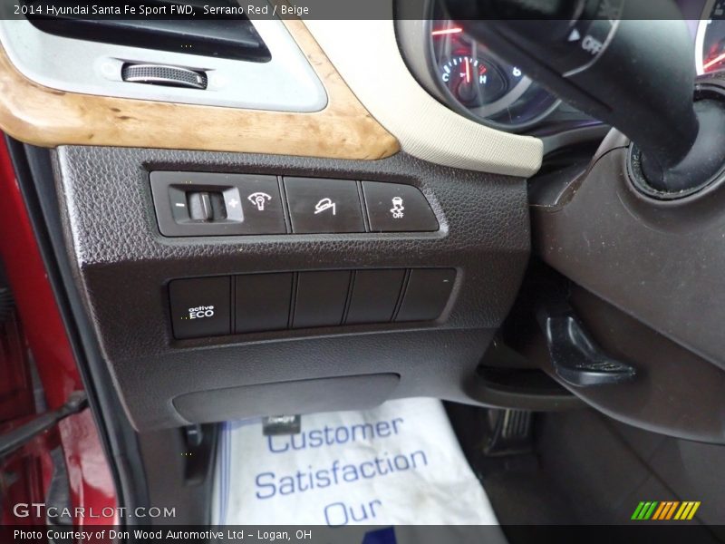 Serrano Red / Beige 2014 Hyundai Santa Fe Sport FWD