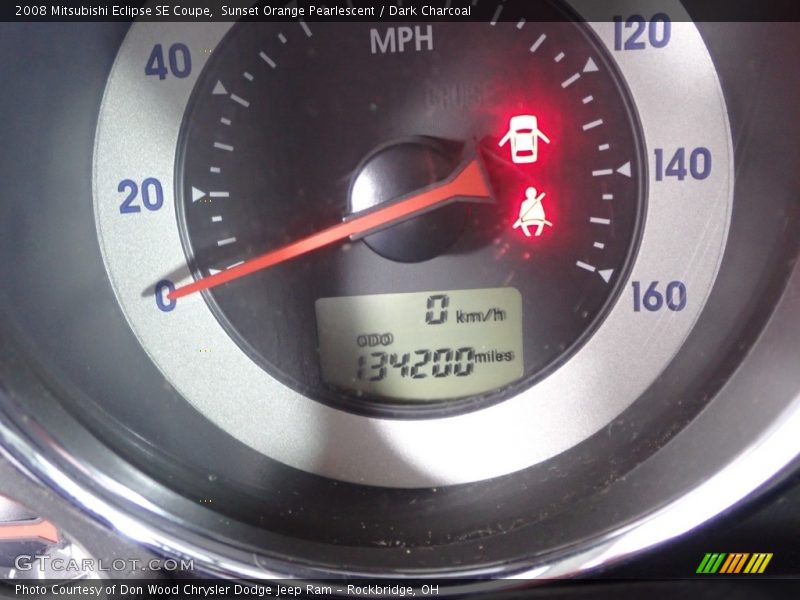 Sunset Orange Pearlescent / Dark Charcoal 2008 Mitsubishi Eclipse SE Coupe