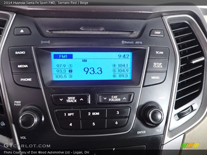Serrano Red / Beige 2014 Hyundai Santa Fe Sport FWD