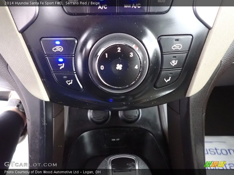 Serrano Red / Beige 2014 Hyundai Santa Fe Sport FWD