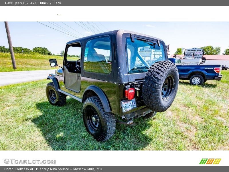 Black / Black 1986 Jeep CJ7 4x4