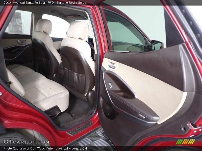 Serrano Red / Beige 2014 Hyundai Santa Fe Sport FWD