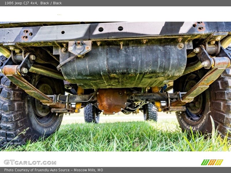 Undercarriage of 1986 CJ7 4x4