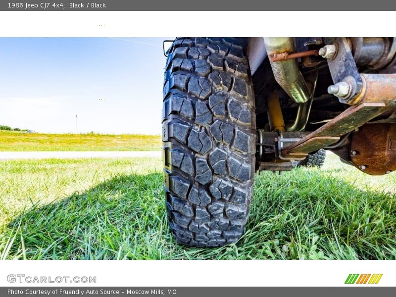 Black / Black 1986 Jeep CJ7 4x4