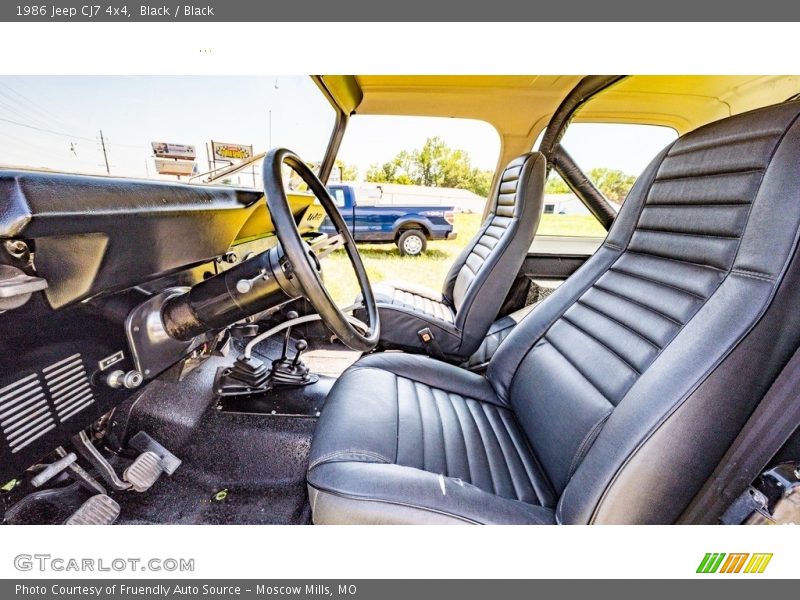 Front Seat of 1986 CJ7 4x4