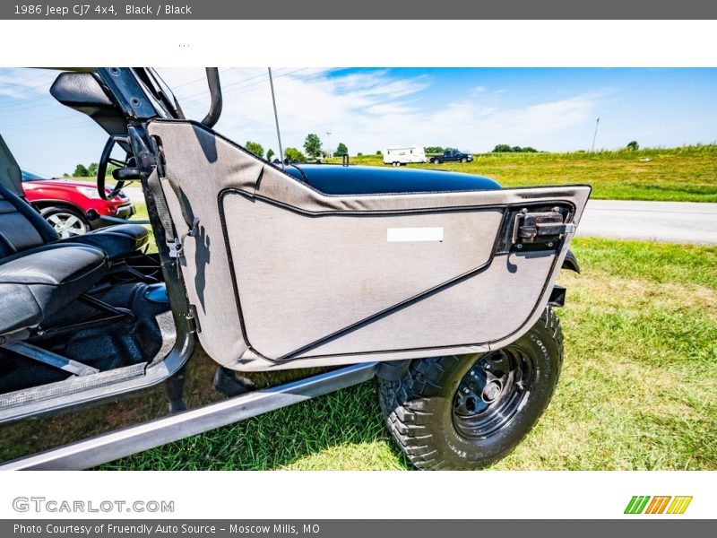 Black / Black 1986 Jeep CJ7 4x4