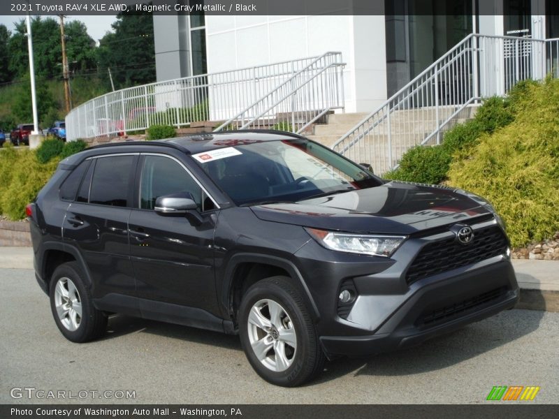 Magnetic Gray Metallic / Black 2021 Toyota RAV4 XLE AWD