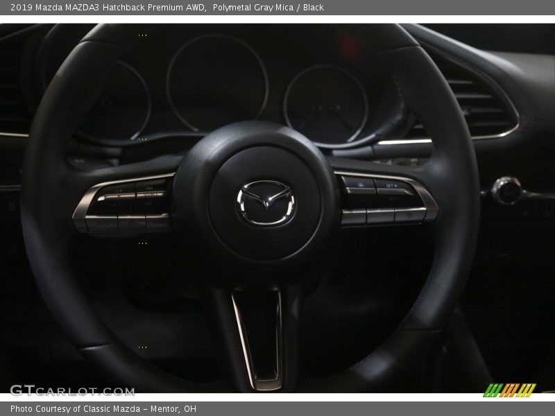 Polymetal Gray Mica / Black 2019 Mazda MAZDA3 Hatchback Premium AWD