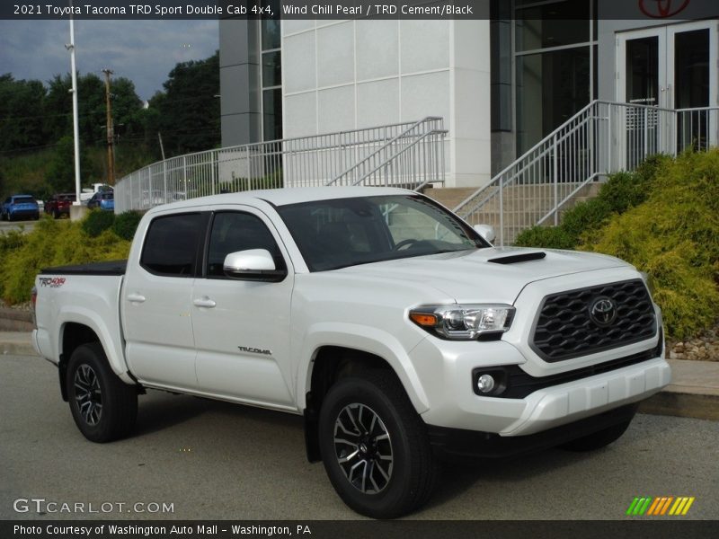 Wind Chill Pearl / TRD Cement/Black 2021 Toyota Tacoma TRD Sport Double Cab 4x4