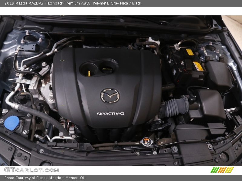 Polymetal Gray Mica / Black 2019 Mazda MAZDA3 Hatchback Premium AWD