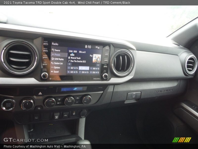Wind Chill Pearl / TRD Cement/Black 2021 Toyota Tacoma TRD Sport Double Cab 4x4