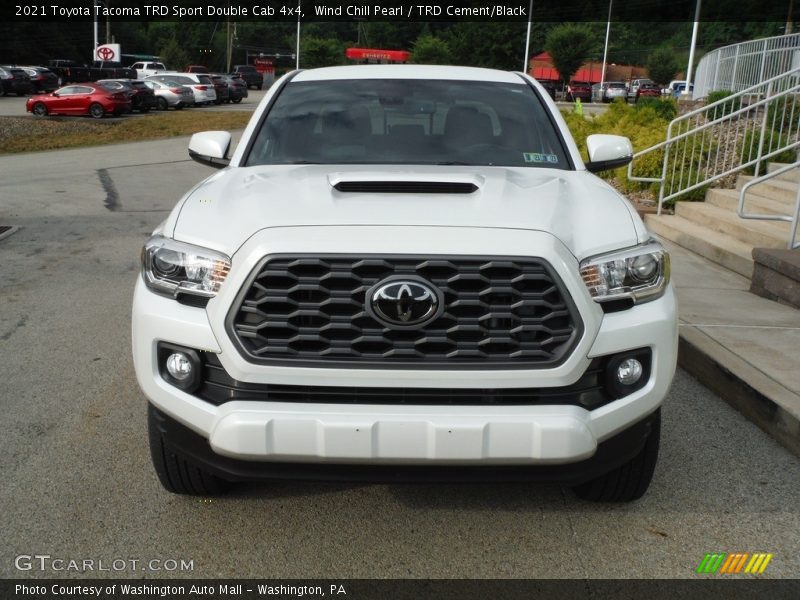 Wind Chill Pearl / TRD Cement/Black 2021 Toyota Tacoma TRD Sport Double Cab 4x4