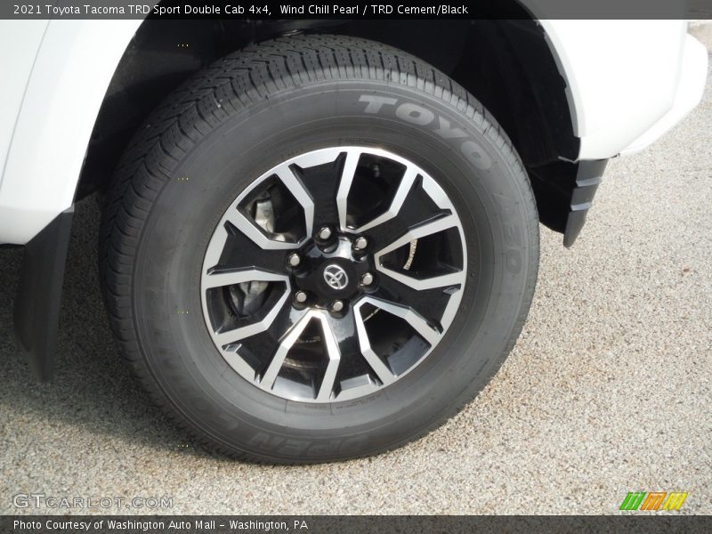 Wind Chill Pearl / TRD Cement/Black 2021 Toyota Tacoma TRD Sport Double Cab 4x4