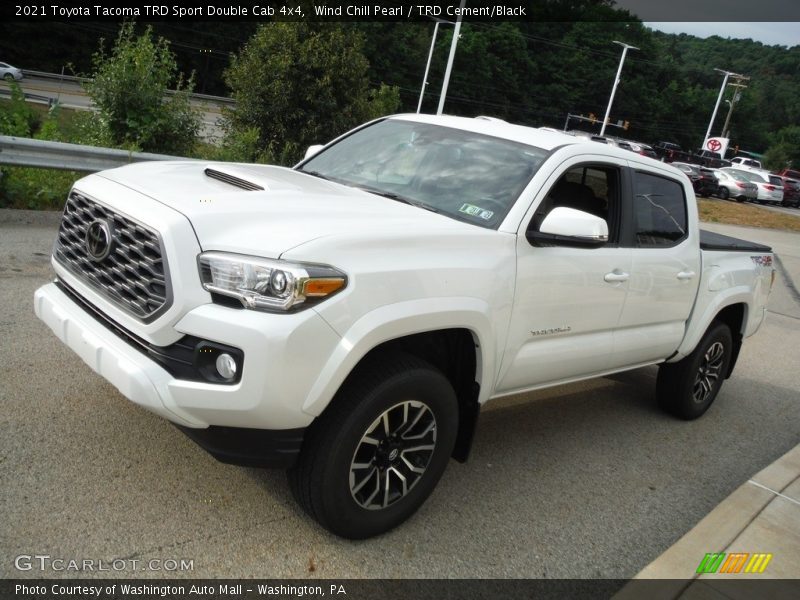 Wind Chill Pearl / TRD Cement/Black 2021 Toyota Tacoma TRD Sport Double Cab 4x4