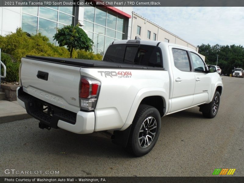 Wind Chill Pearl / TRD Cement/Black 2021 Toyota Tacoma TRD Sport Double Cab 4x4