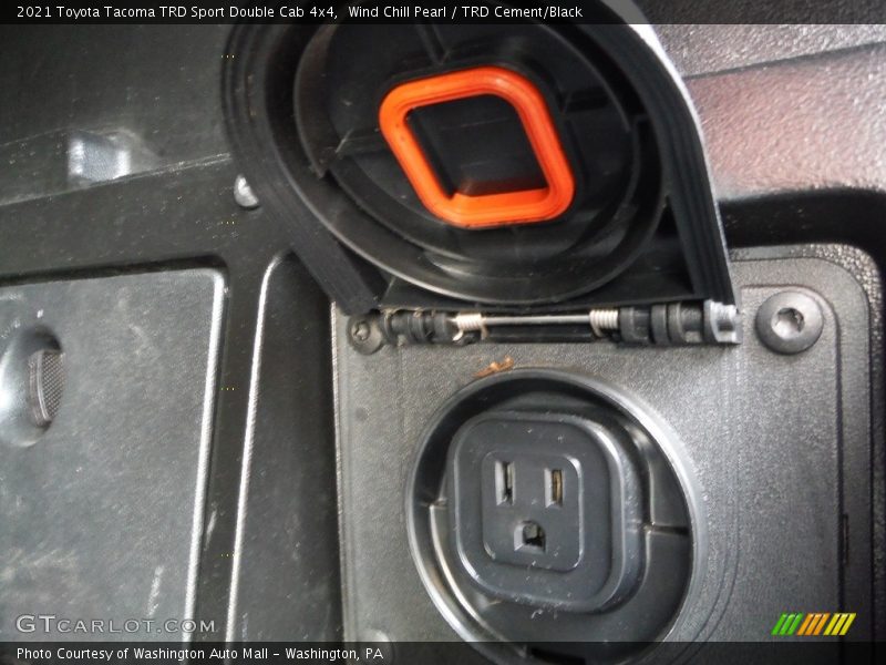 Wind Chill Pearl / TRD Cement/Black 2021 Toyota Tacoma TRD Sport Double Cab 4x4