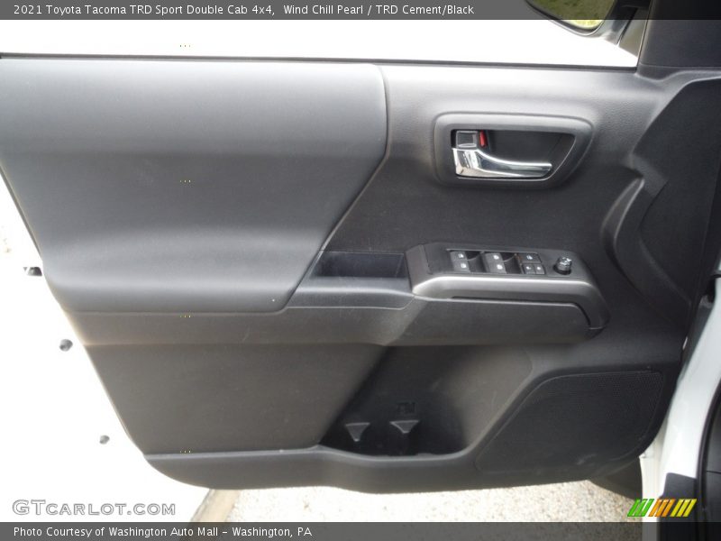 Wind Chill Pearl / TRD Cement/Black 2021 Toyota Tacoma TRD Sport Double Cab 4x4
