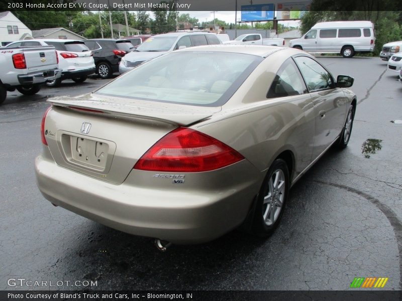 Desert Mist Metallic / Ivory 2003 Honda Accord EX V6 Coupe