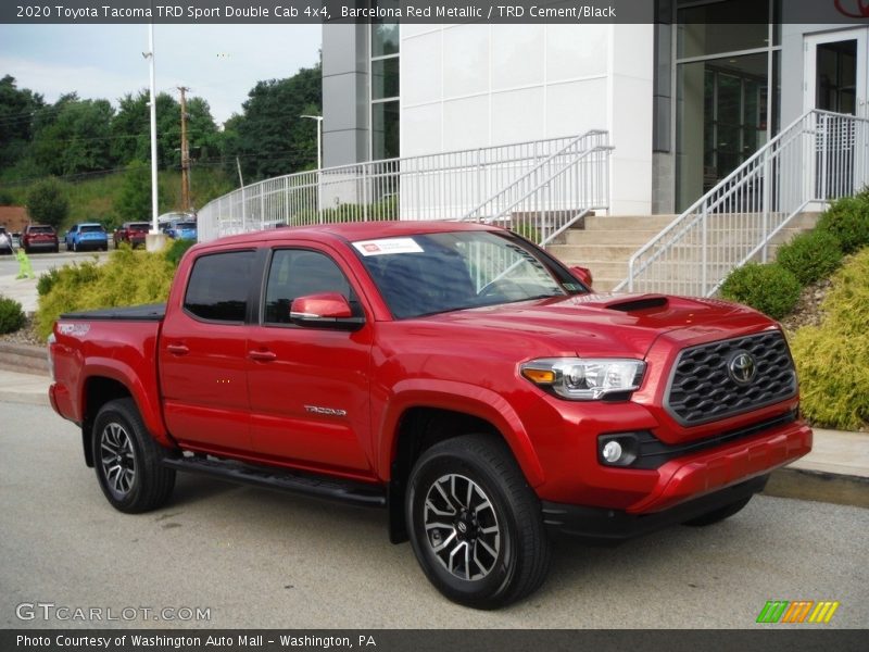 Barcelona Red Metallic / TRD Cement/Black 2020 Toyota Tacoma TRD Sport Double Cab 4x4