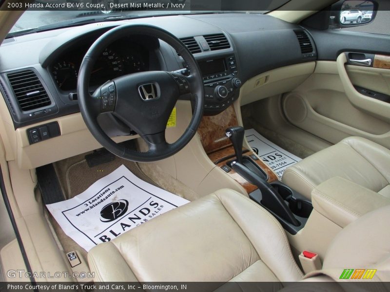 Desert Mist Metallic / Ivory 2003 Honda Accord EX V6 Coupe