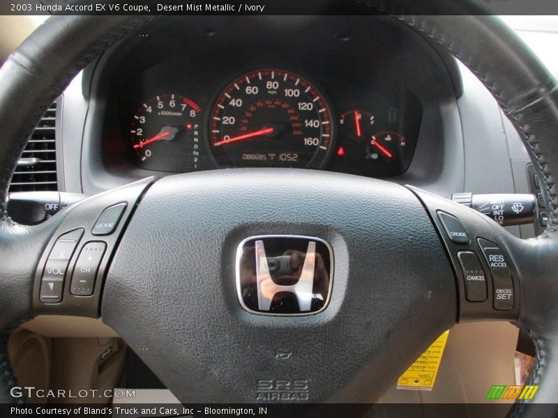 Desert Mist Metallic / Ivory 2003 Honda Accord EX V6 Coupe