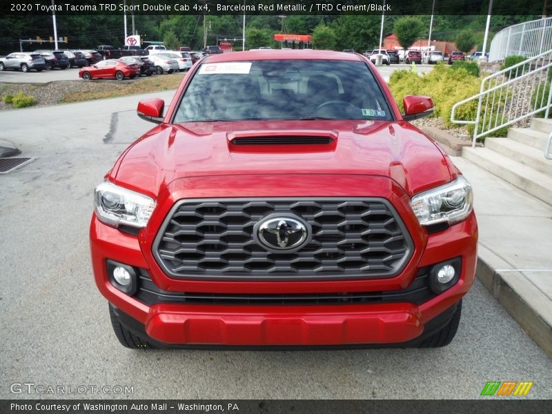Barcelona Red Metallic / TRD Cement/Black 2020 Toyota Tacoma TRD Sport Double Cab 4x4