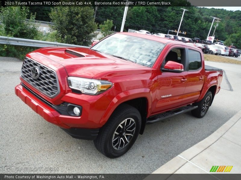 Barcelona Red Metallic / TRD Cement/Black 2020 Toyota Tacoma TRD Sport Double Cab 4x4
