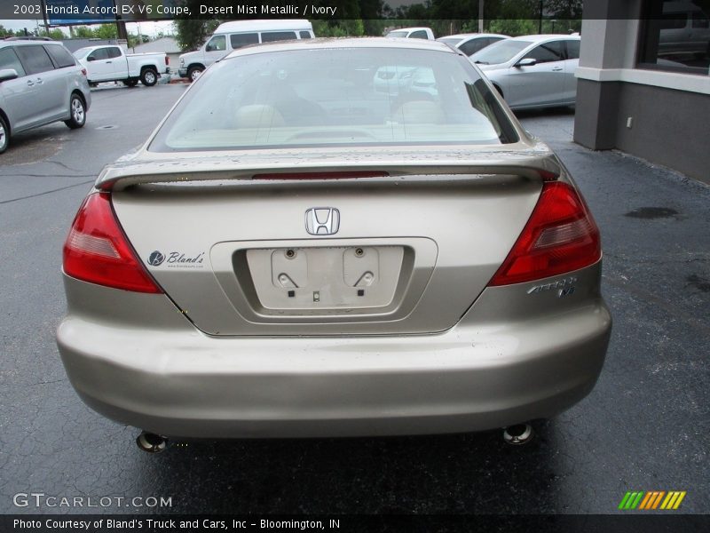 Desert Mist Metallic / Ivory 2003 Honda Accord EX V6 Coupe