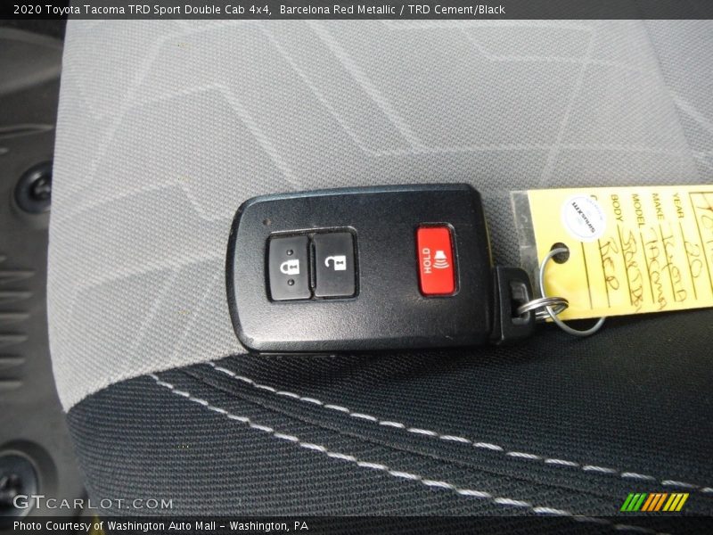 Barcelona Red Metallic / TRD Cement/Black 2020 Toyota Tacoma TRD Sport Double Cab 4x4