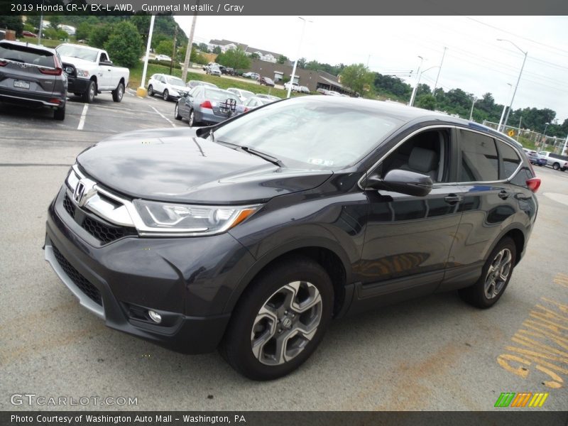 Gunmetal Metallic / Gray 2019 Honda CR-V EX-L AWD