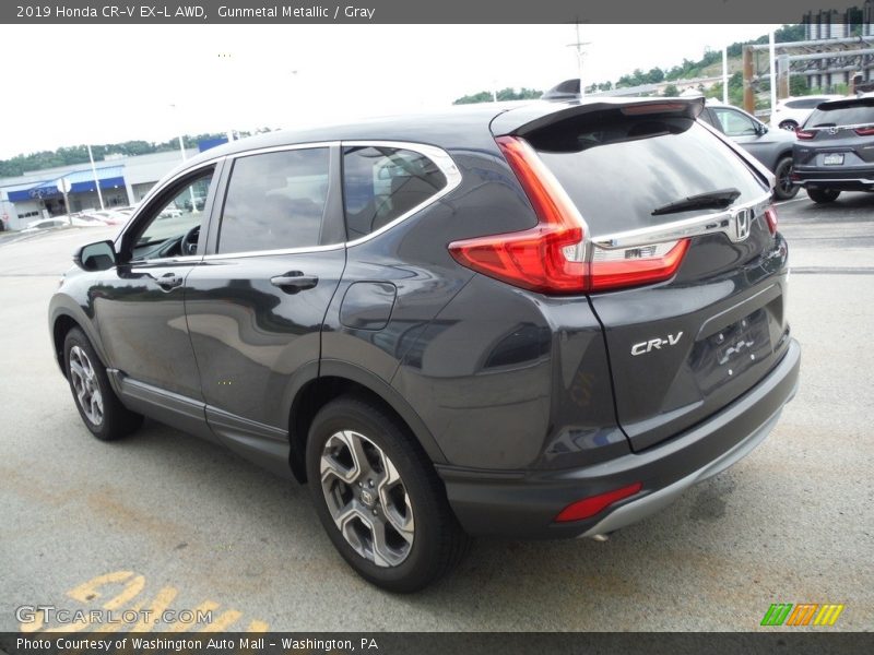 Gunmetal Metallic / Gray 2019 Honda CR-V EX-L AWD