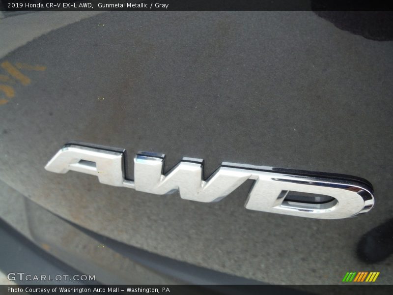 Gunmetal Metallic / Gray 2019 Honda CR-V EX-L AWD