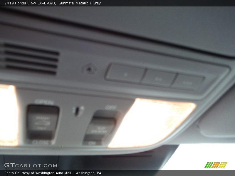 Gunmetal Metallic / Gray 2019 Honda CR-V EX-L AWD