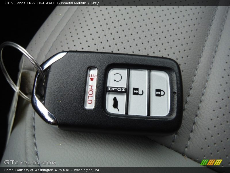 Gunmetal Metallic / Gray 2019 Honda CR-V EX-L AWD
