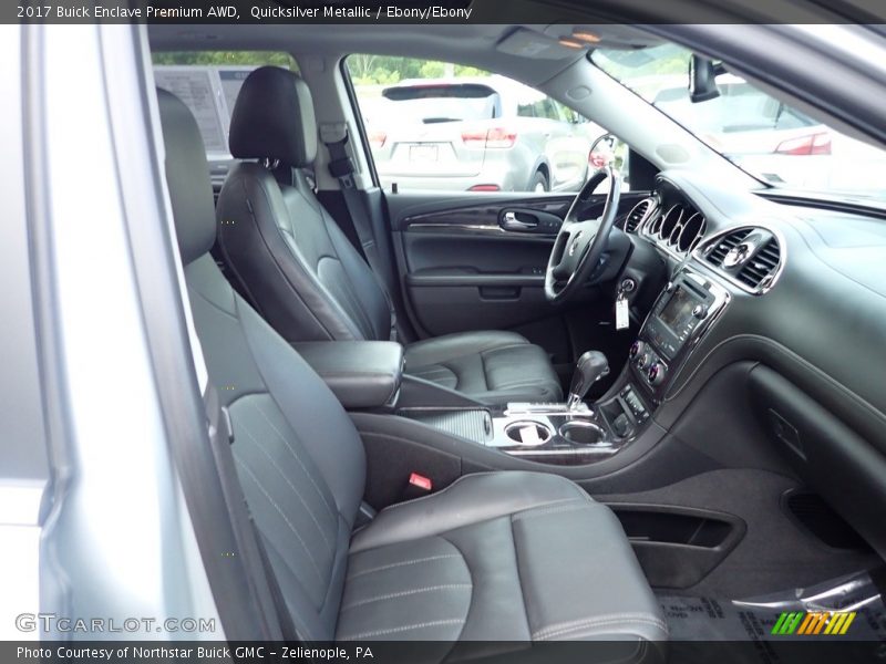 Quicksilver Metallic / Ebony/Ebony 2017 Buick Enclave Premium AWD