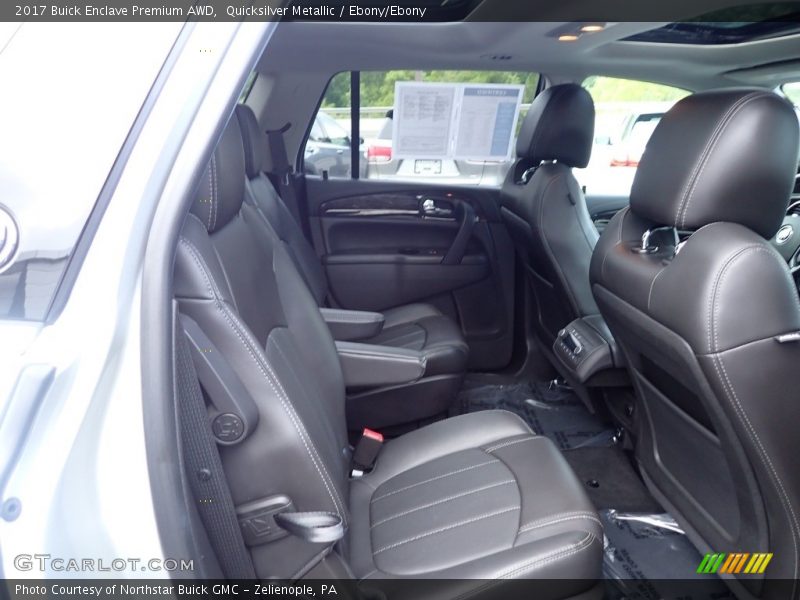 Quicksilver Metallic / Ebony/Ebony 2017 Buick Enclave Premium AWD