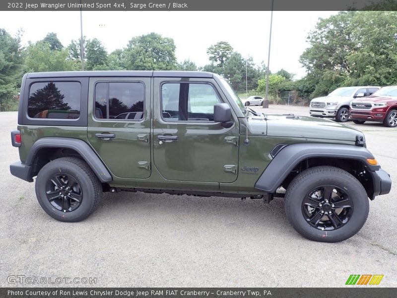 Sarge Green / Black 2022 Jeep Wrangler Unlimited Sport 4x4