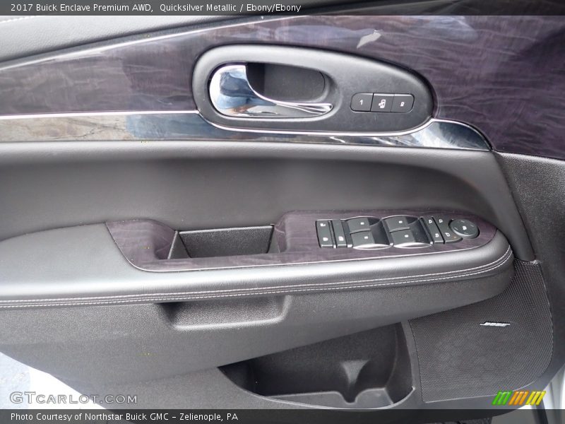 Quicksilver Metallic / Ebony/Ebony 2017 Buick Enclave Premium AWD