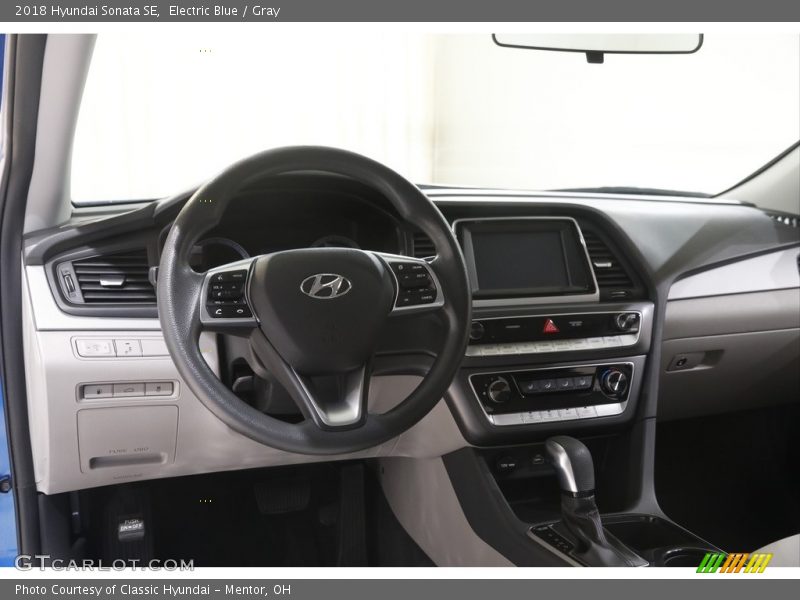 Electric Blue / Gray 2018 Hyundai Sonata SE