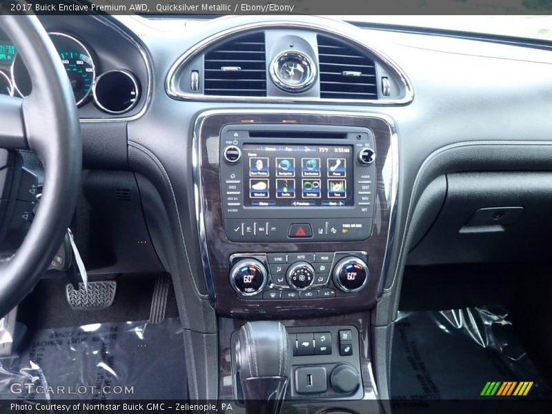Quicksilver Metallic / Ebony/Ebony 2017 Buick Enclave Premium AWD