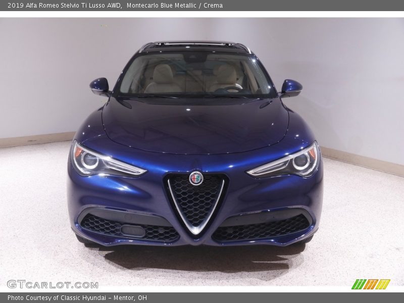 Montecarlo Blue Metallic / Crema 2019 Alfa Romeo Stelvio Ti Lusso AWD