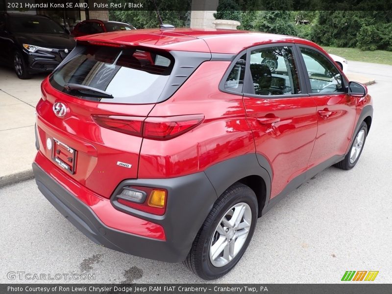 Pulse Red / Black 2021 Hyundai Kona SE AWD