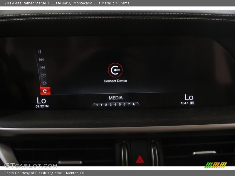 Montecarlo Blue Metallic / Crema 2019 Alfa Romeo Stelvio Ti Lusso AWD